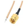 Pigtail SMA plug for soldering RG316 3m