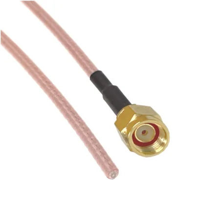 Pigtail SMA-RP wtyk / do lutowania RG316 50cm