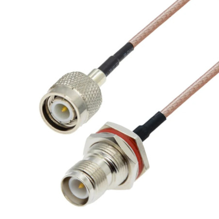 Pigtail TNC socket / TNC plug RG316 20cm