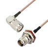 Pigtail TNC socket / TNC plug RG316 20cm V1