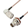 Pigtail TNC socket / TNC plug RG316 1m V1