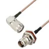 Pigtail TNC socket / TNC plug RG316 1m V1