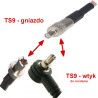 Pigtail TS9 socket / BNC plug 15cm RG316