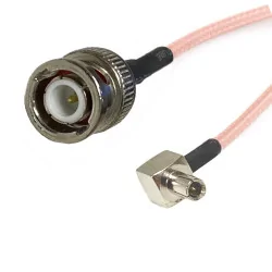 Pigtail TS9 plug / BNC plug 15cm RG316