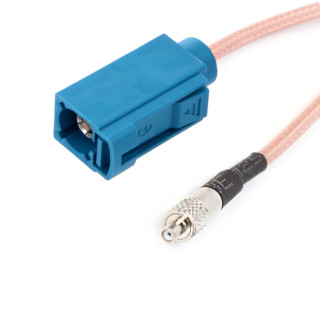 Pigtail TS9 gniazdo / FAKRA gniazdo RG316 15cm