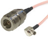 Pigtail TS9 plug / N socket 15cm RG316