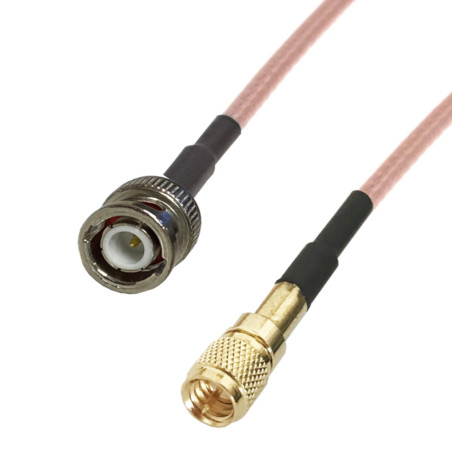 Kabel do akcelerometru MICRODOT / BNC wtyk 5m V2