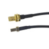 Anténní kabel TS9 zástrčka / SMA zásuvka RG174 1m v2