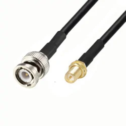 Anténní kabel BNC zástrčka / SMA RP zásuvka RG58 2m