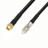 Antenna cable FME socket / SMA plug RG58 1m
