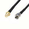 Antenna cable FME plug / SMA RP sockets RG58 1m