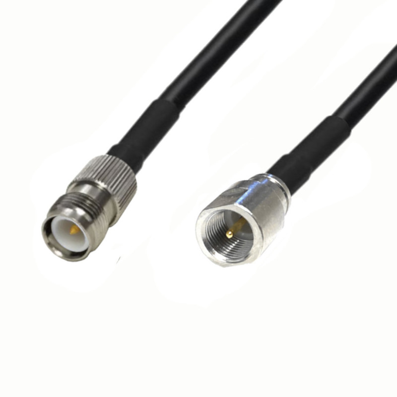 Antenna cable FME plug / RP TNC socket RG58 20m