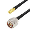 Cablu antenă mufă N / mufă SMB RG58 2m