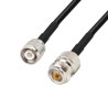 Antenna cable N socket / TNC plug RG58 1m