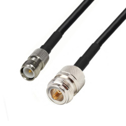 Anténní kabel Zásuvka N / RP Zásuvka TNC RG58 1m