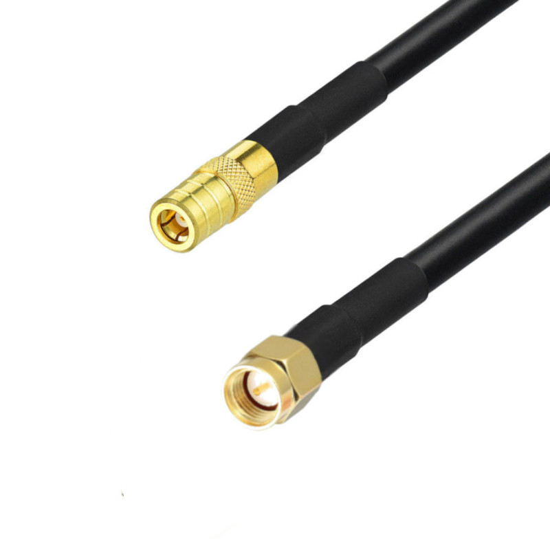 Anténní kabel SMA zástrčka / SMB zásuvka RG58 2m