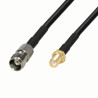 Cablu antenă mufă SMA / mufă TNC RG58 15m