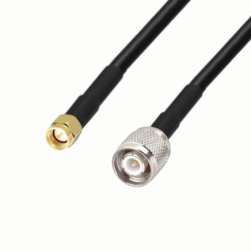 Antenna cable SMA plug / TNC plug RG58 1m