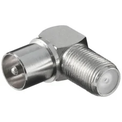 Adaptor ANGLE mufă RF/priză F