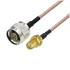 Pigtail N plug/SMA socket RG316 3m