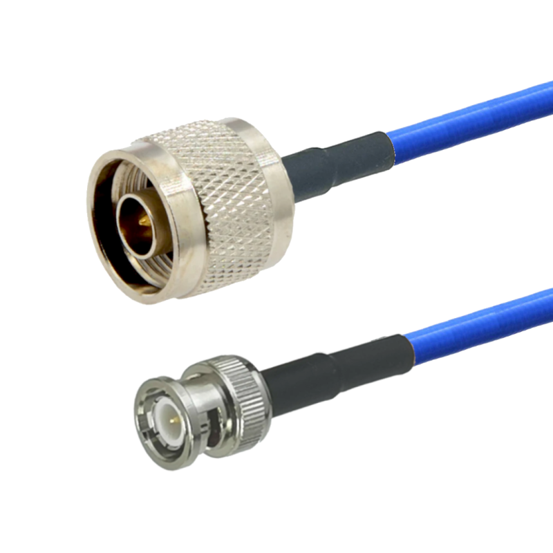 Antenna cable BNC plug / N plug 8GHz RG142 50cm