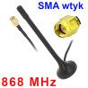 Antenă 868 Mhz 3dBi mufă magnetică SMA