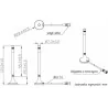 Antenă 868 Mhz 3dBi mufă magnetică SMA