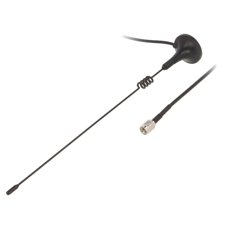 GSM 3G LTE Antenna 2dBi Vertical Magnet SMA Plug T4