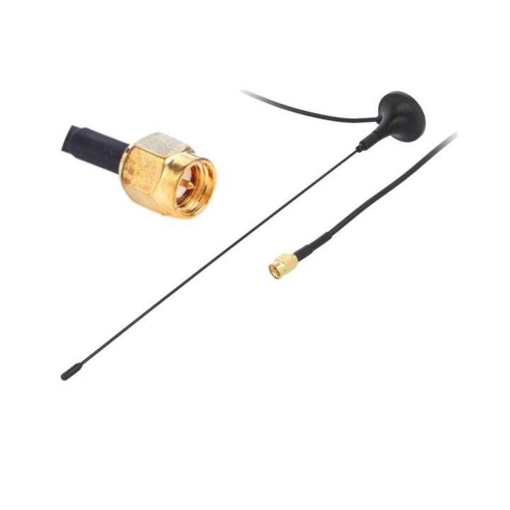 Antena GSM 3G LTE 2,8dBi pionowa MAGNES wtyk SMA B