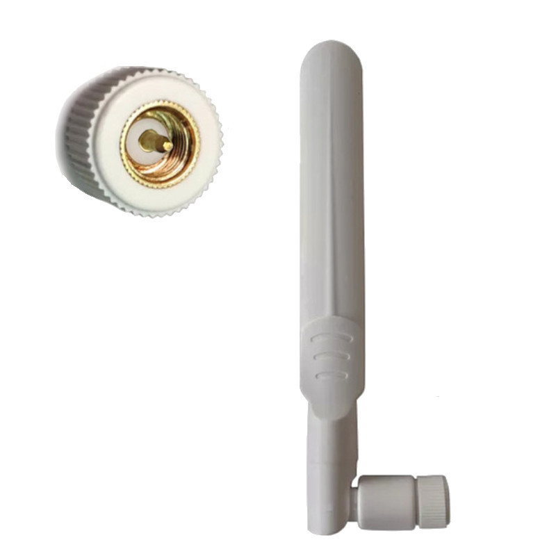 GSM, LTE 6dbi Dual Band Antenna SMA Plug WHITE