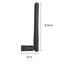 Antenă WiFi 2.4GHz 3dBi Omnidirecțională SMA-RP