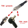 Pigtail TS9 socket / BNC plug RG316 15cm