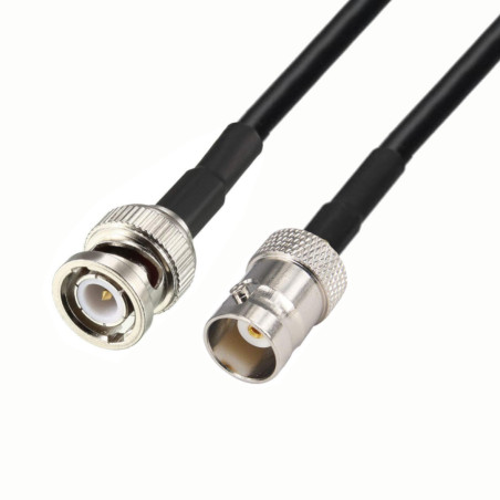 Antenna cable BNC - gn / BNC - wt LMR240 2m