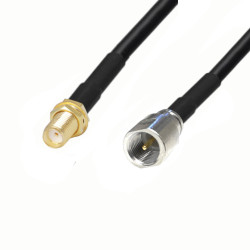 Anténní kabel FME zástrčka / SMA zásuvka RG58 15m