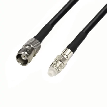 Kabel antenowy FME gniazdo / TNC gniazdo RG58 10m