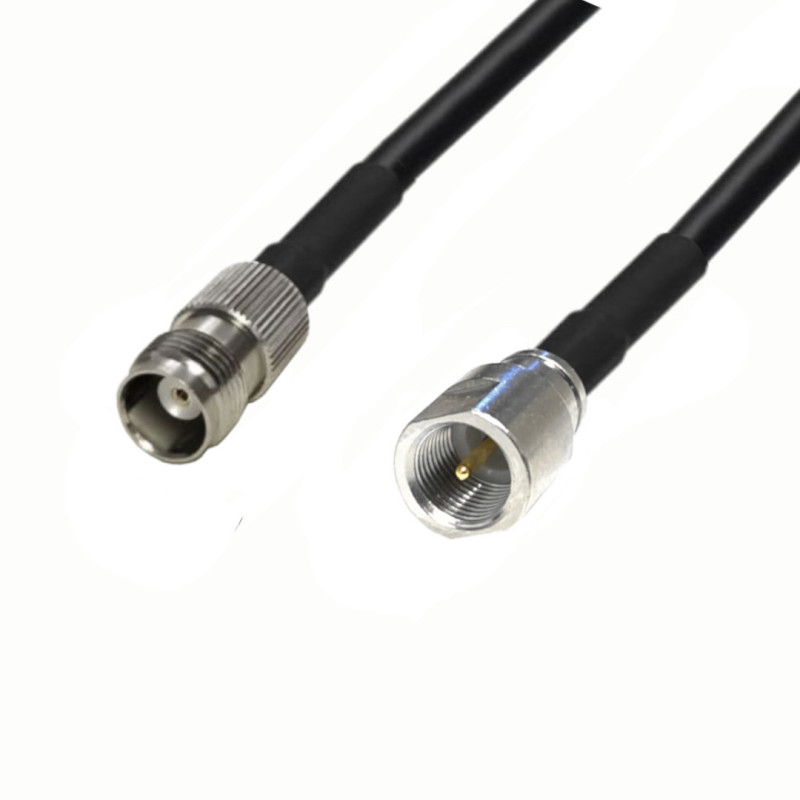 Kabel antenowy FME wtyk / TNC gniazdo RG58 1m