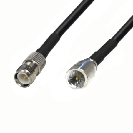 Anténní kabel FME zástrčka / RP TNC zásuvka RG58 20m