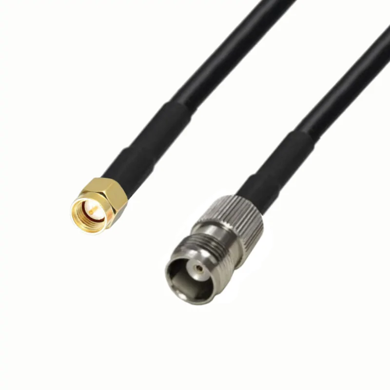 Antenna cable SMA plug/TNC socket RG58 20m