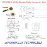 Fișă coadă MHF4-IPX4 / mufă MHF4-IPX4 10cm