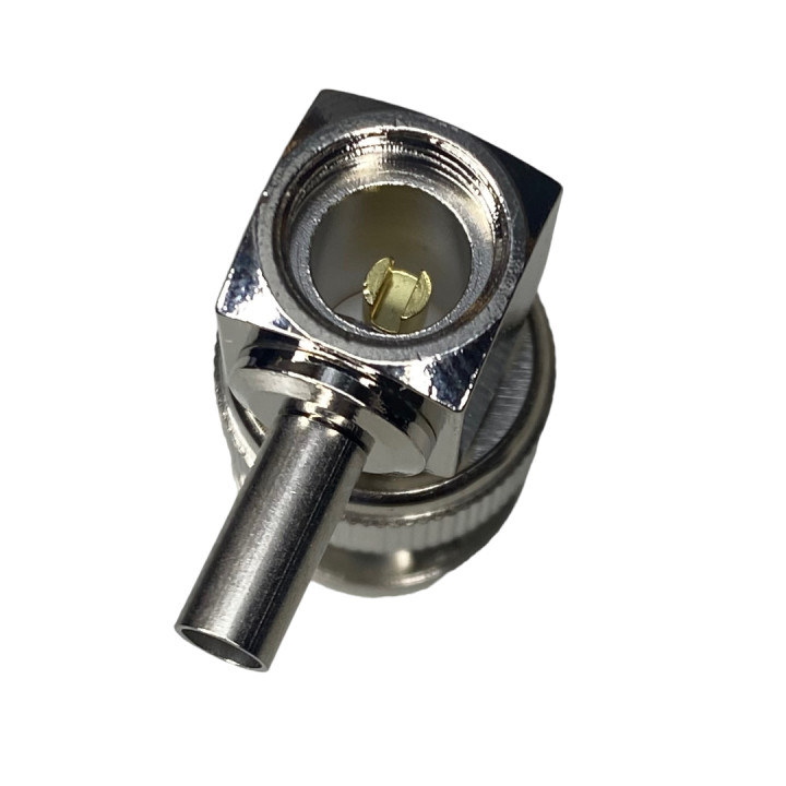 Złącze wtyk BNC na kabel RG179 75ohm KĄTOWY