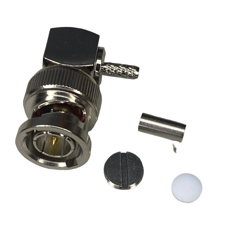 Złącze wtyk BNC na kabel RG179 75ohm KĄTOWY