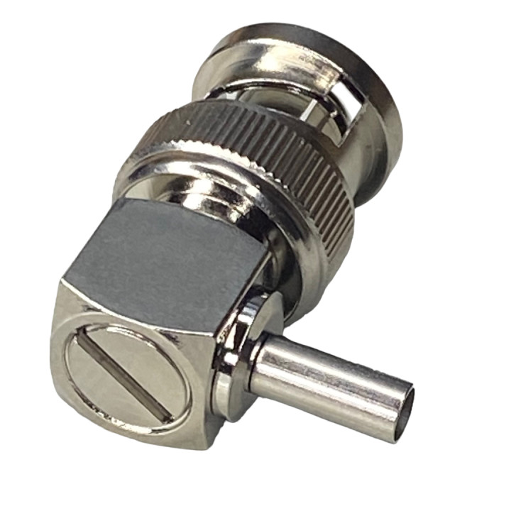 Złącze wtyk BNC na kabel RG179 75ohm KĄTOWY