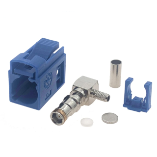 FAKRA gniazdo na kabel RG316 CODE-C  KĄTOWE