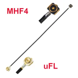 Pigtail MHF4-IPX4 wtyk / UFL-IPX1 wtyk 5cm