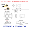 Pigtail MHF4-IPX4 plug / UFL-IPX1 plug 5cm