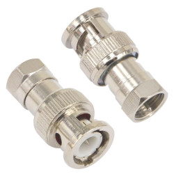 Adapter BNC plug / F plug