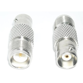 BNC socket/TNC-RP socket adapter