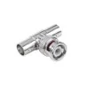 BNC T-CONNECTOR PLUG +2*SOCKET