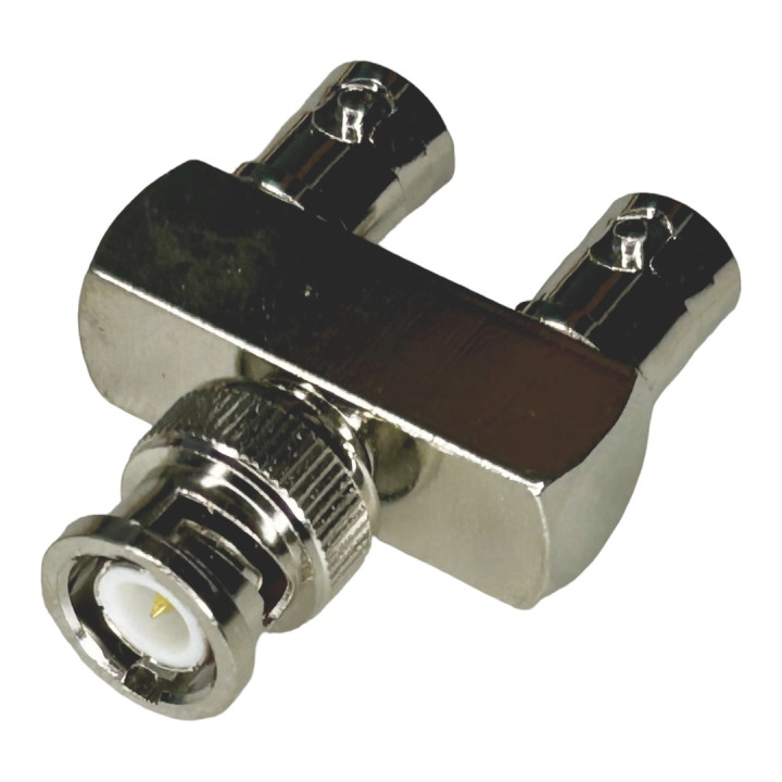 BNC T-CONNECTOR PLUG +2*SOCKET v2