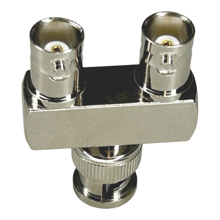 BNC T-CONNECTOR PLUG +2*SOCKET v2